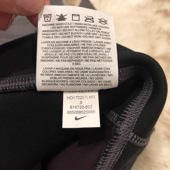 Nike Dri-Fit, Size S, purple-gray-black, highwaist - Picture 6 of 8